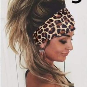NEW ONE PIECE ANIMAL PRINT HEAD WRAP